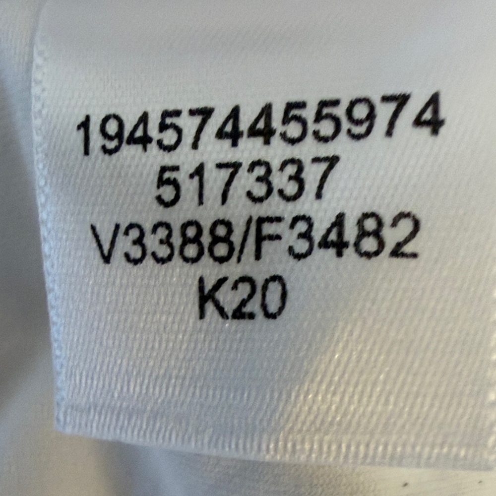 Lands' End Women's White Hooded Swim Cover-Up Swim Shirt Size 2X Full Zip - Picture 10 of 11